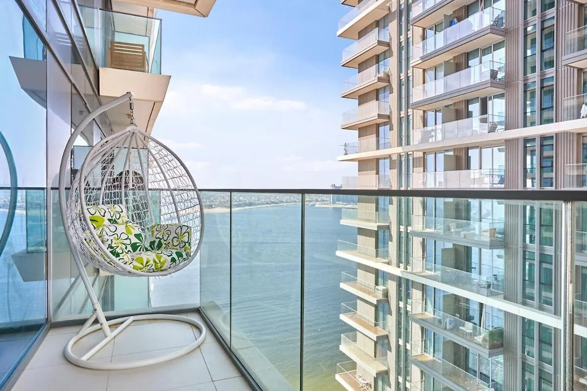 Beach Vista - Stunning Sea View 두바이 0*,